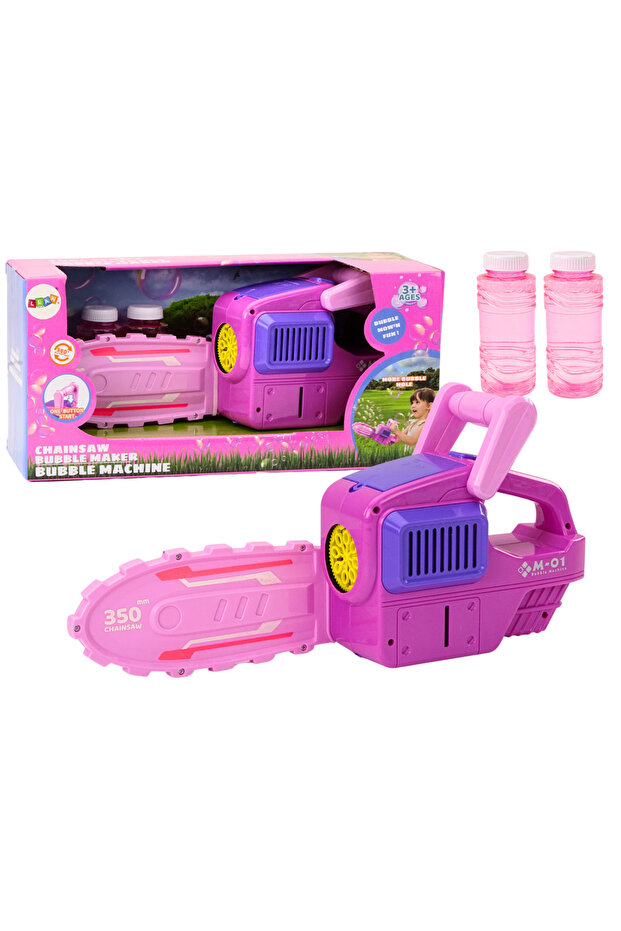 Chainsaw bubble machine PINK - 1