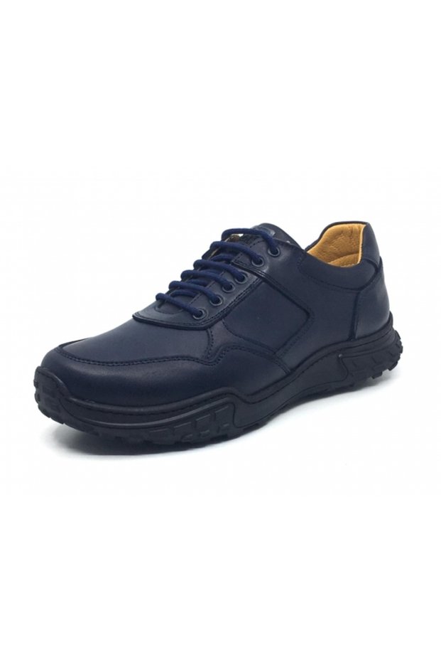 Genuine Leather Comfortable Orthopedic Men's Daily Winter Rubber Non-Slip Sole Outdoor Sneaker Shoes 40-44