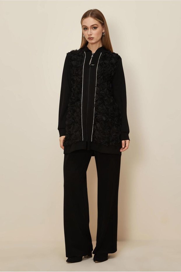 Stone Embroidered Tracksuit Set 46107