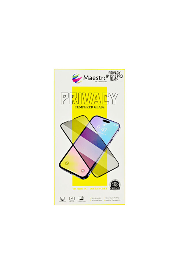 MAESTRO TEMPERED GLASS IPHONE 13/13 PRO PRIVACY