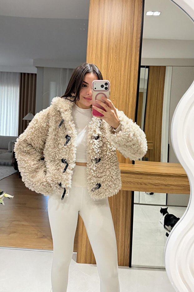 Sheep Bej Teddy Kürk - 1