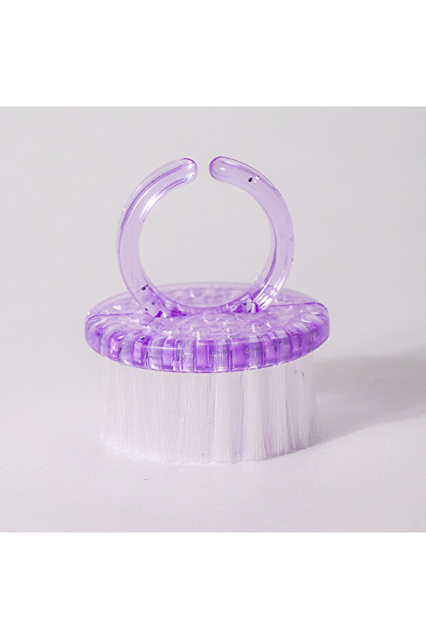 1pcs purple 1/8/16Pcs Plastic Nail Brushes Mix Color Nail Hand Scrubbing Cleaning Brush Dust Cleaner