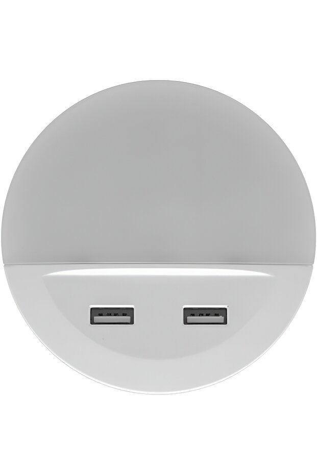 Lunetta Socket Night Light Usb-2.1A With Sensor