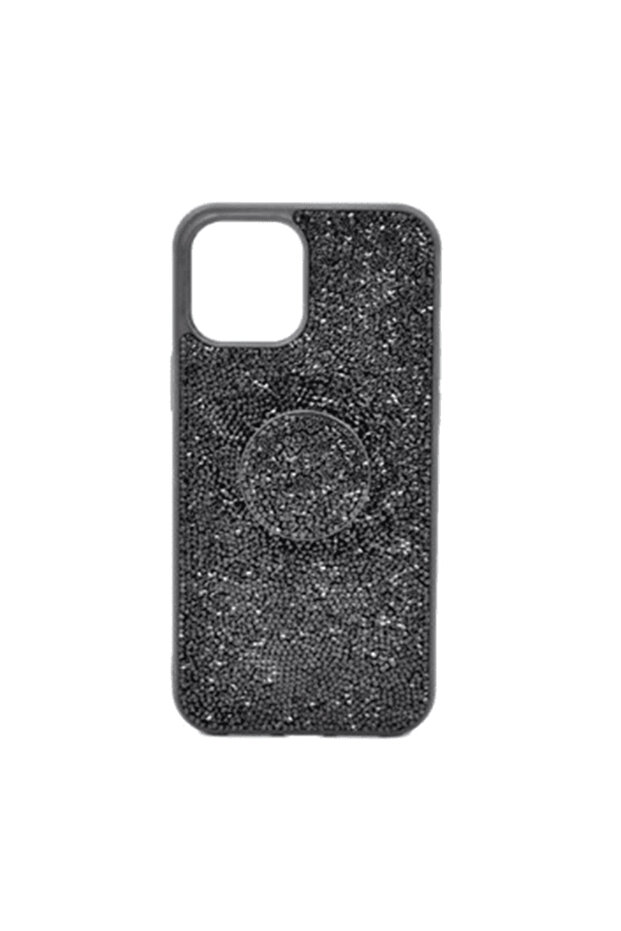 ISAFE BLING MAGSAFE HARD COVER IPHONE 15 PRO MAX BLACK