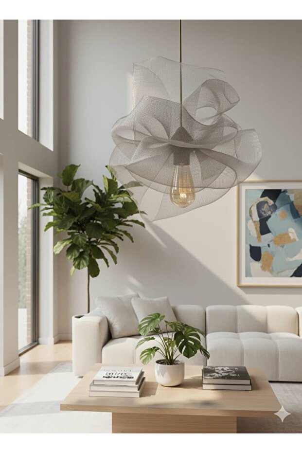 Aura Modern Tel Sarkıt Avize - 3