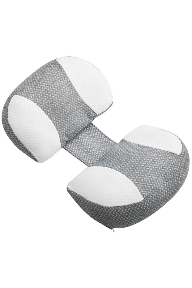 W-Shaped Pregnancy Pillow - Grey - Plus