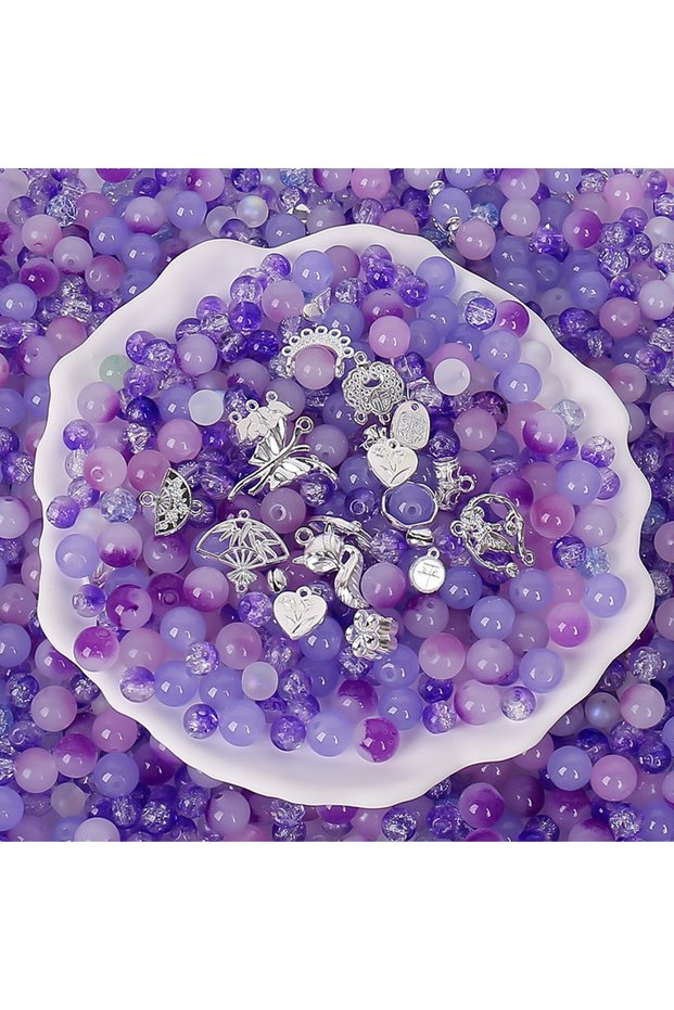 8mmPack of 50g A 50g beaded DIY crystal bracelet necklace materials jewelry accessories for girls ho
