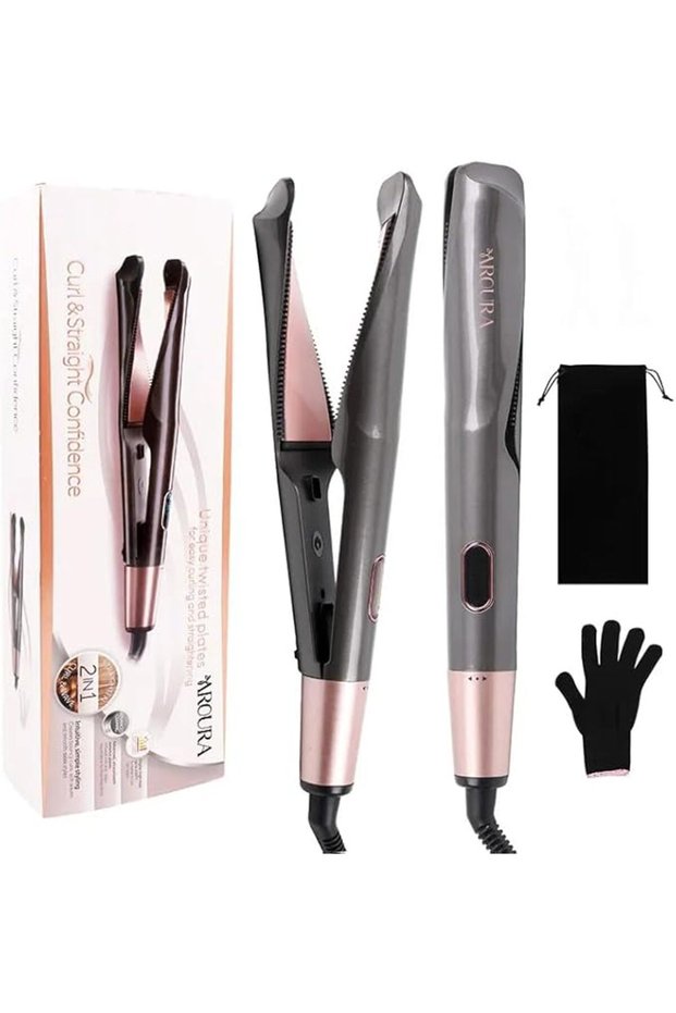 Aroura Beauty Hair Straightener Flat Curling Iron 1 year