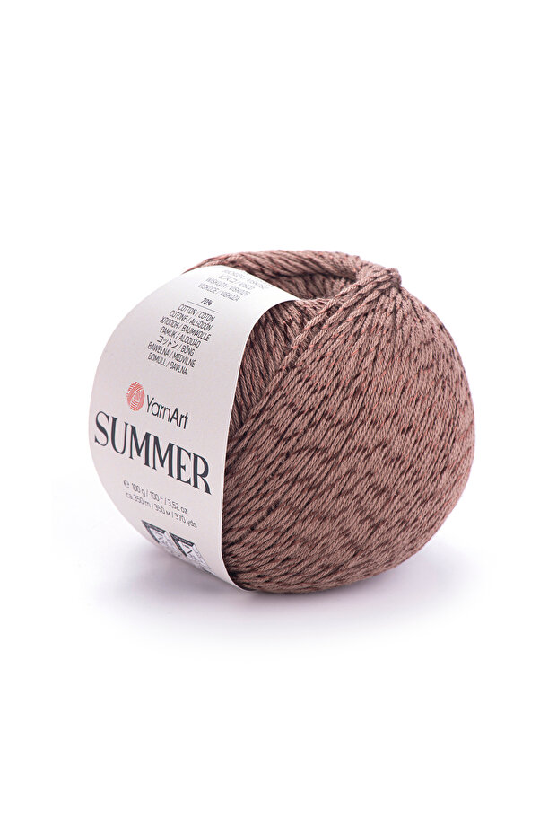 Summer 4-Pack Advantageous Package 70% Cotton 30% Viscose – 100 g 350 m Thin Summer Knitting Yarn-4 Pcs -49