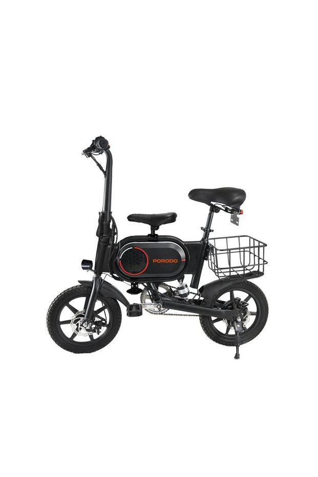Lifestyle Folding Urban Electric Bike with Pedal Assist, 350W Motor & 14″ Tires