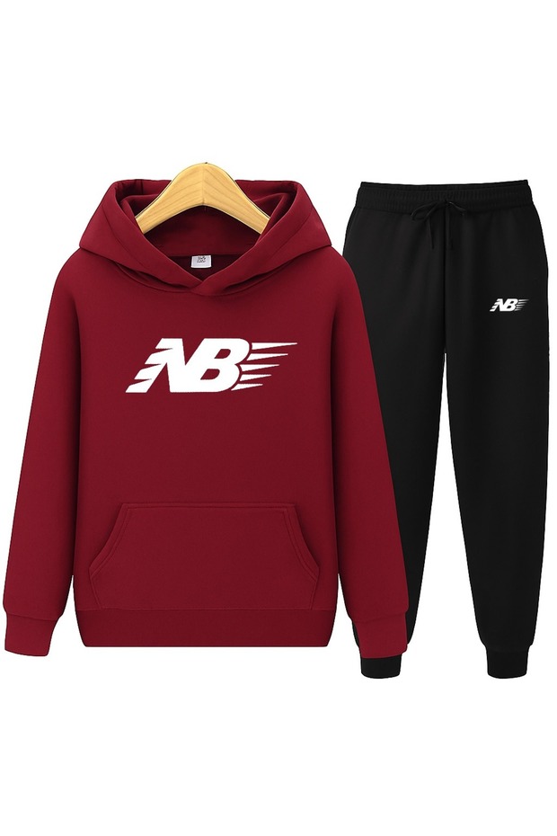 -Men's printed gd oversized sweatshirt - 2-piece tracksuit bottoms set
