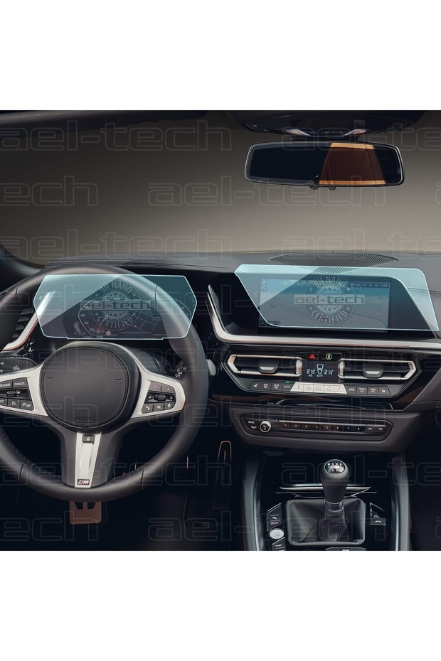 مجموعة واقي شاشة نانو 9h متوافقة مع عدادات BMW Z4 الرقمية ونظام الملاحة، مجموعة من قطعتين