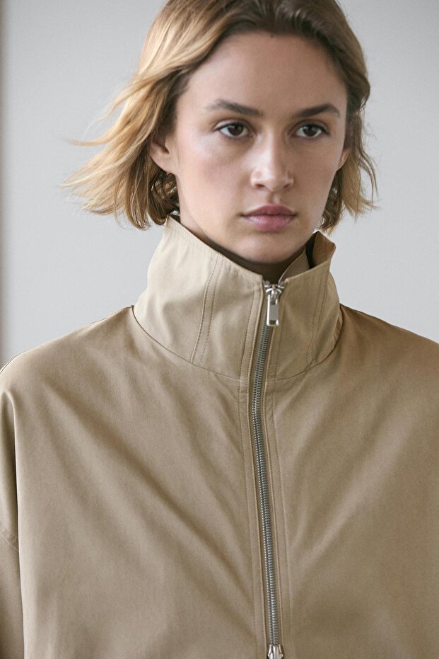 Pamuklu bomber ceket - 4