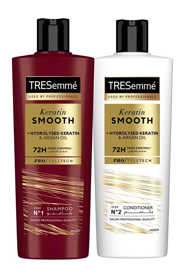 Pack Of 2 Shampoo Keratin And Conditioner 400+400ml