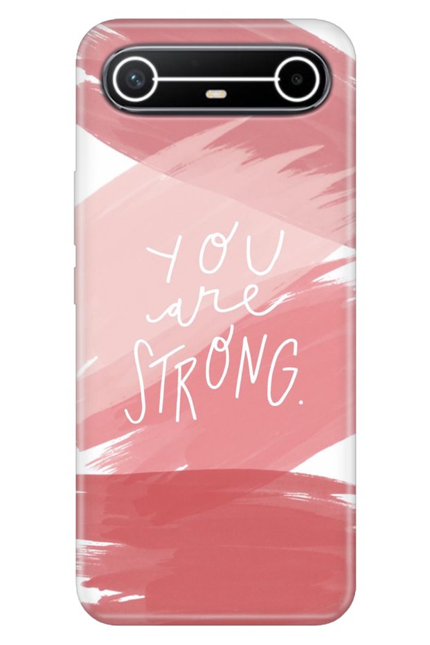 Spark Slim 5g Km9 Case Decorative Silicone Printed Cover You Are Strong