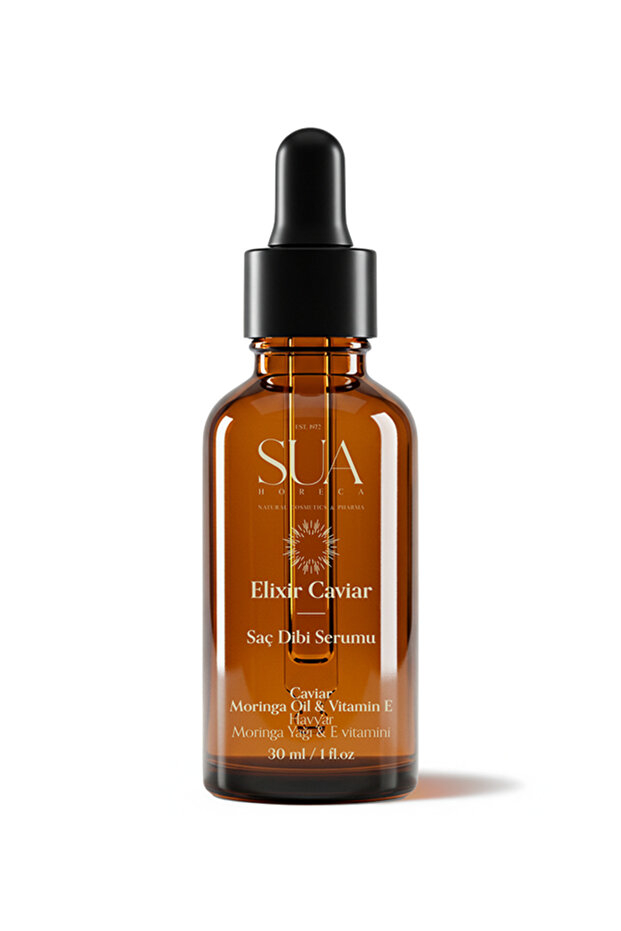 Elixir Caviar Saç Dibi Serumu Havyar, Moringa Yağı & E Vitamini 30 ml - 1