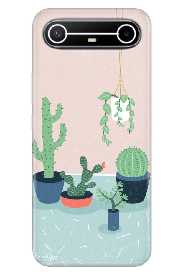 Spark Slim 5g Km9 Case Art Silicone Printed Tpu Cactus Co