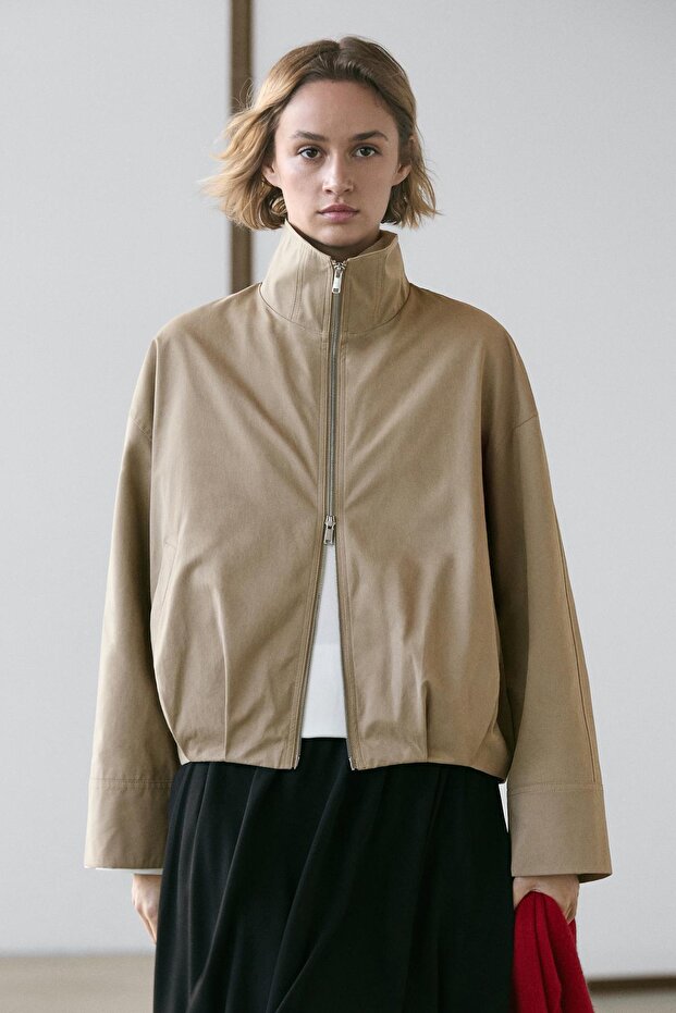 Pamuklu bomber ceket - 3