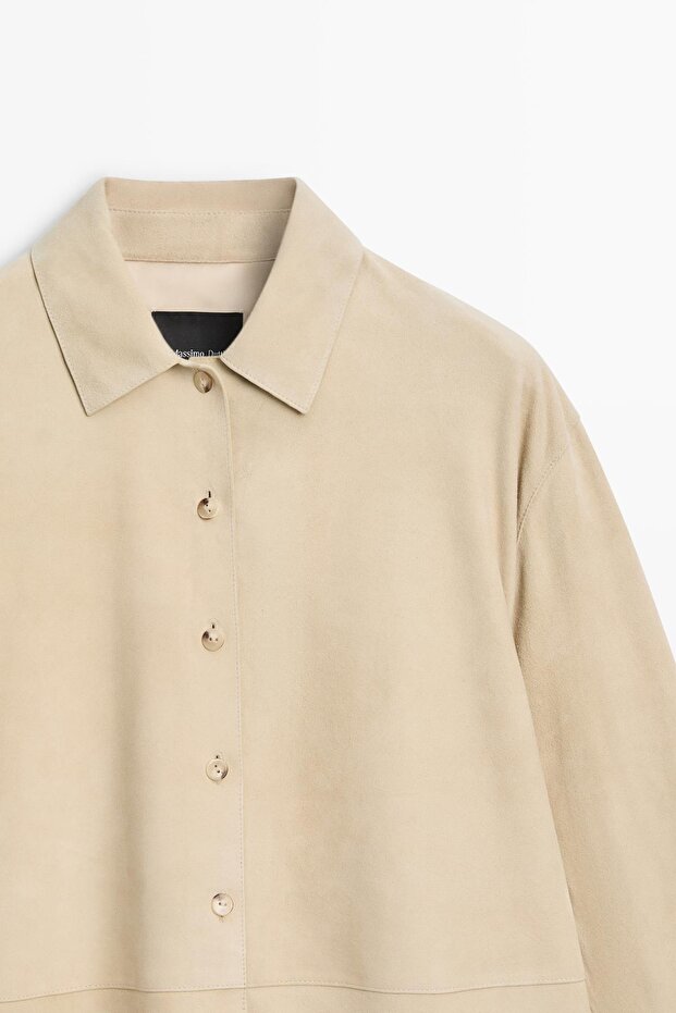 Süet deri gömlek - 6