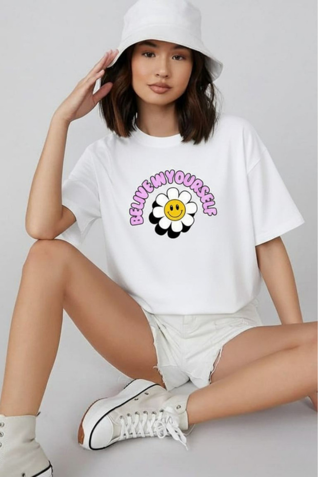 Believe Yourself Printed Unisex T-Shirt