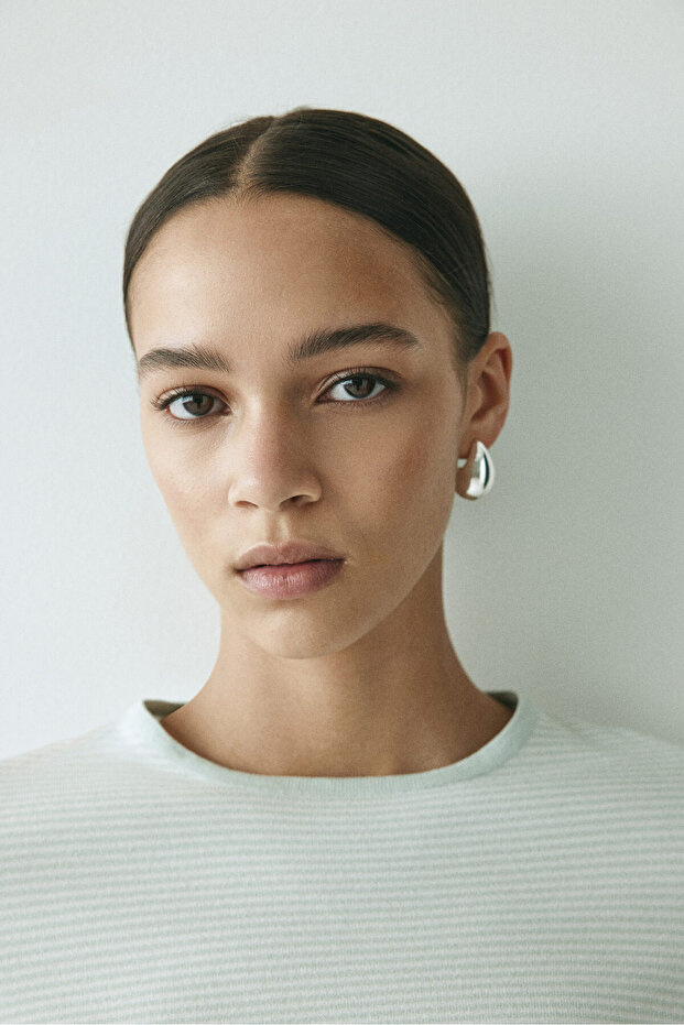 İnce Triko Tişört - 2