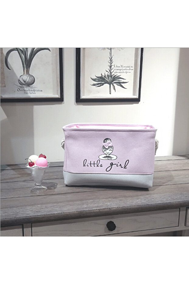 حقيبة تخزين قماشية مستطيلة الشكل - 2