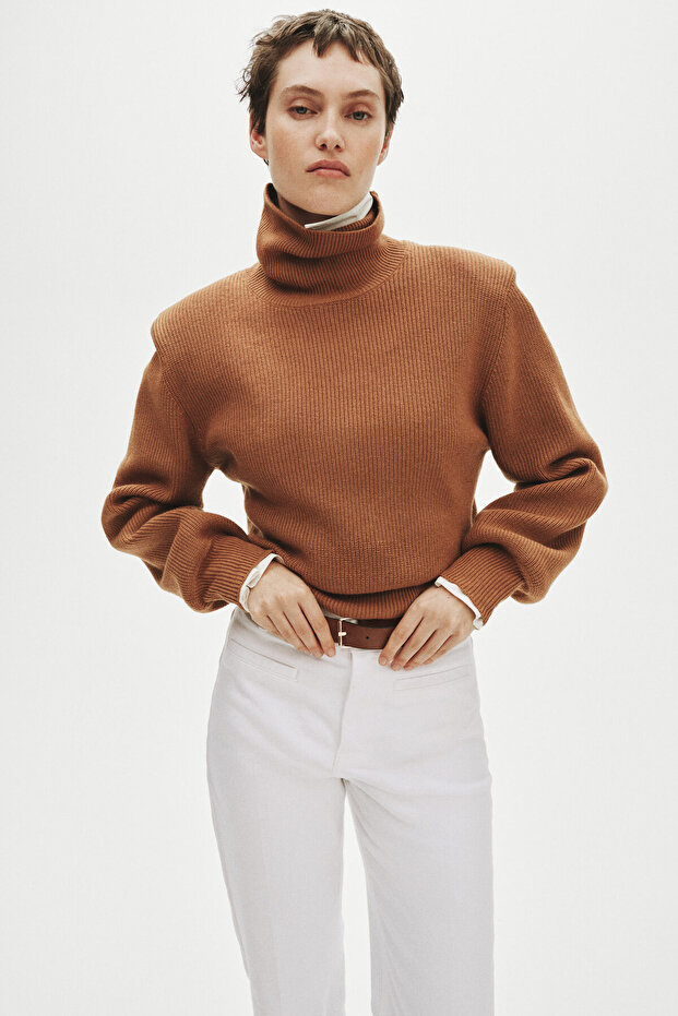 İspanyol Paçalı Gabardin Pantolon - 1