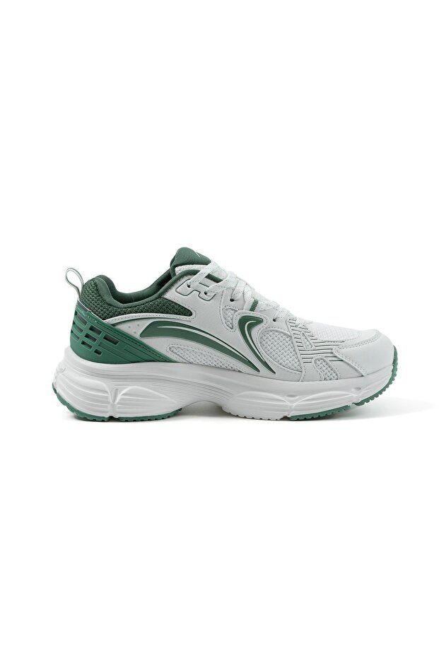 Comfort Men's White-Green Shoes