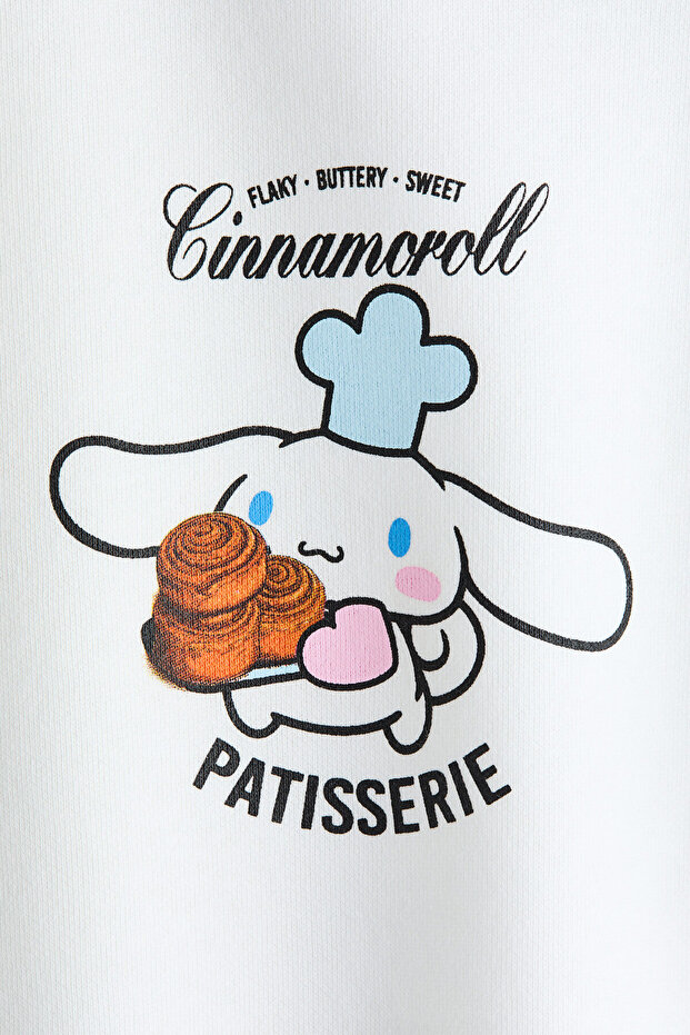 Baskı Motifli Oversize Sweatshirt - 3