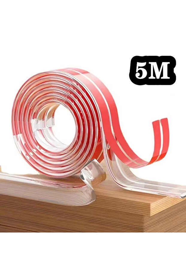 5m 1-5M Table Edge Guard Furniture Corner Protector Strip Self Adhesive Transparent Kids Collision P