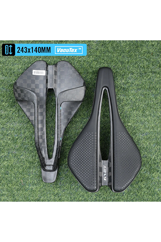 243x140mm-EVA 2025 RYET Full Carbon Bike Saddle 140mm Lightweight Carbon Base Rails Cushion for Roa