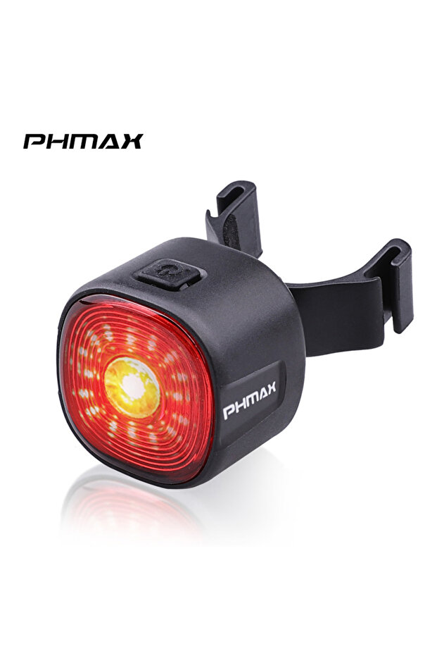 WD-3201 PHMAX Bicycle Smart Brake Taillight IP66 Waterproof Type-C Rechargeable MTB Road Bike tail l