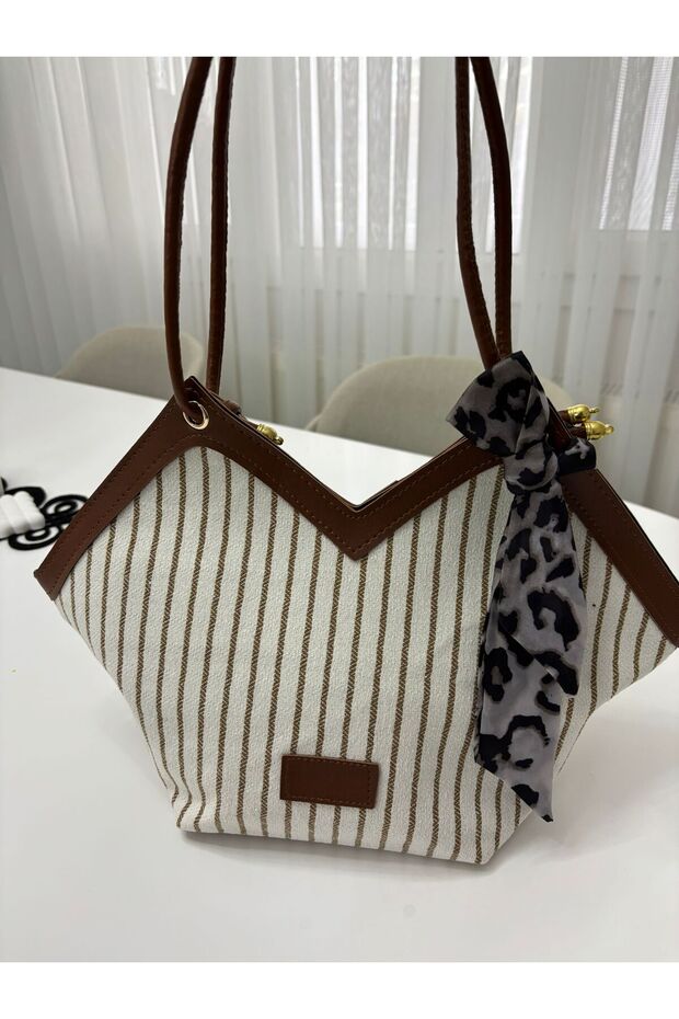 Kadın Hasır Şık Omuz Çanta - 2