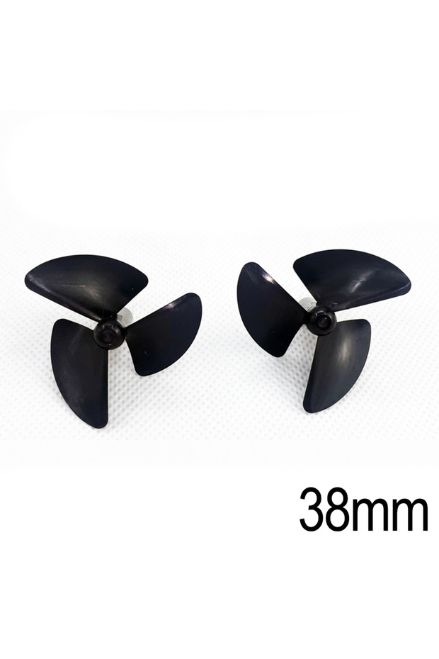 2pcs 2pcs 38mm 3 Blade RC Boat Propeller Set Left Right Hand For Flytec Fishing Bait Boat Electric B