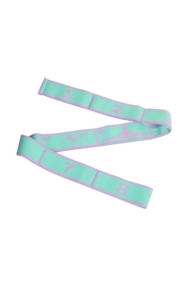 Light green Yoga stretching training band, Pilates, dance, digital positional resistance band suitab