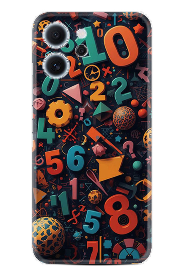Oppo Reno 14F Case High Protection Printed Patterned Cover Stk-1051.Jpg