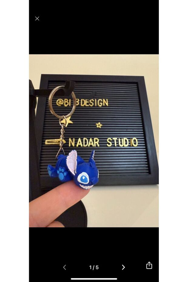 Stitch Cute Movable Keychain Bag Ornament