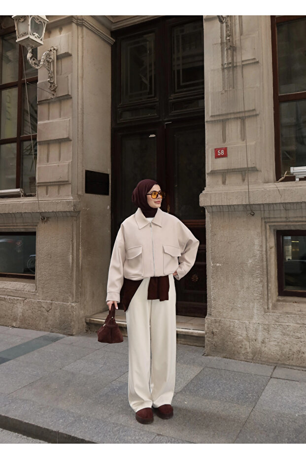 7670 BOMBER CEKET BEJ - 6