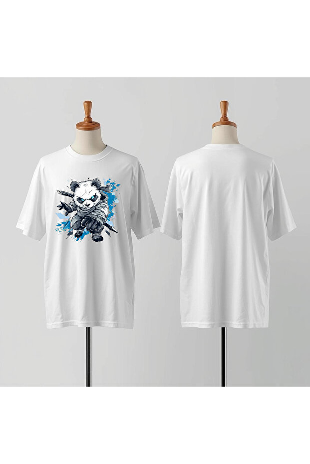 Printed Crew Neck Wide Fit Unisex Tshirt