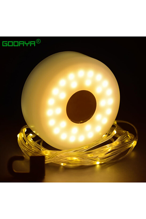 Package A LED Camping Lamp Strip Atmosphere 10M Length Waterproof Recyclable Light Belt Outdoor Gard