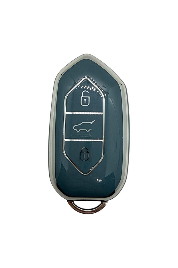 Togg T10X T10F Key Case Cover Gray Silver 3 Keys