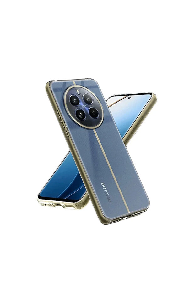 Realme 12 5g Kılıf Lüx Şeffaf Silikon - 1