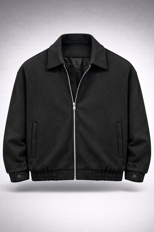 Comfortable Fit Trucker Cashmere Jacket