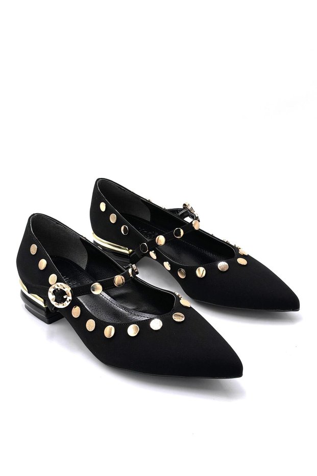 Lili (Park Moda) Trok Detailed Casual Women's Shoes Black