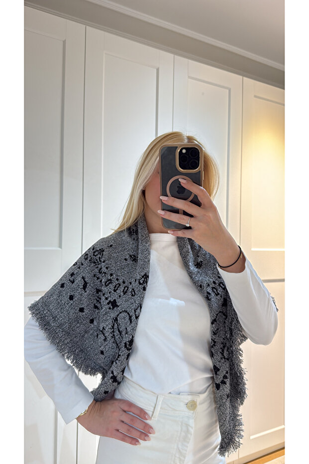 DESENLİ TRİKO ŞAL - 2