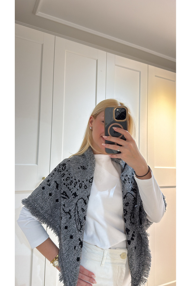 DESENLİ TRİKO ŞAL - 4