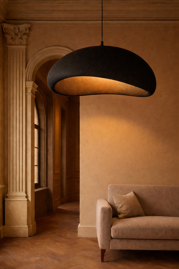 Modern Bohemian Hanging Light with Pearl Design