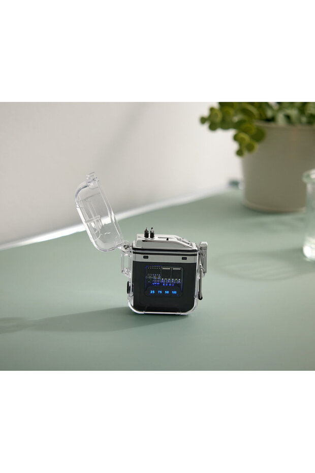 Elektrikli USB Çakmak, Gümüş - 1