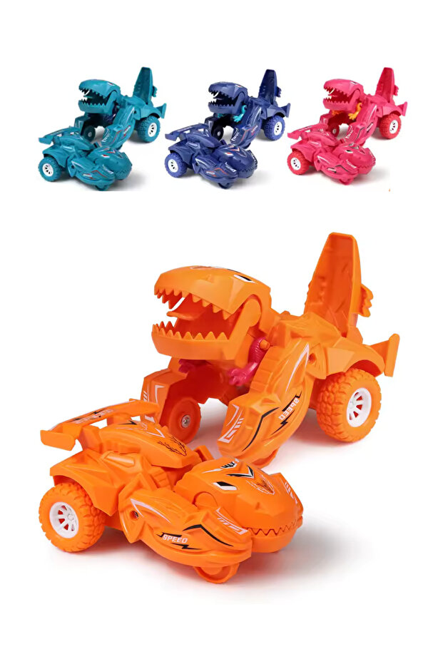 Dinazora Dönüşen Robot Araba - ( 1 Adet ) - 7