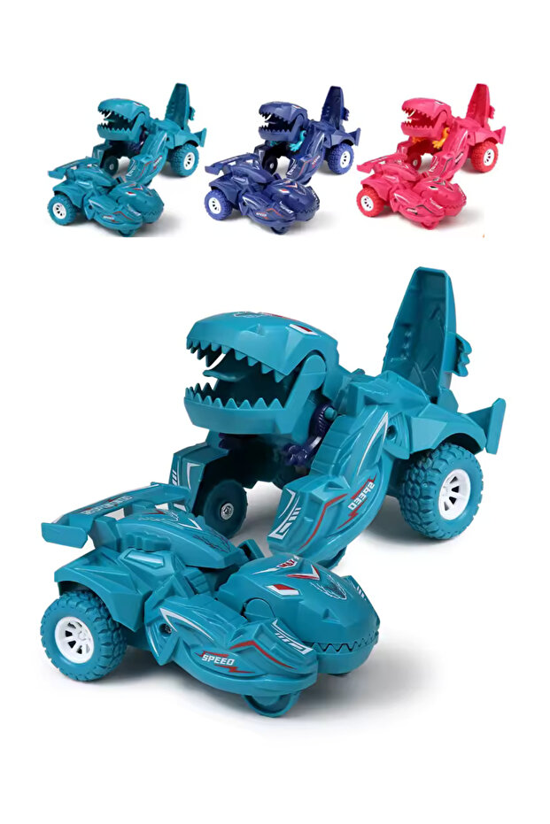 Dinazora Dönüşen Robot Araba - ( 1 Adet ) - 6